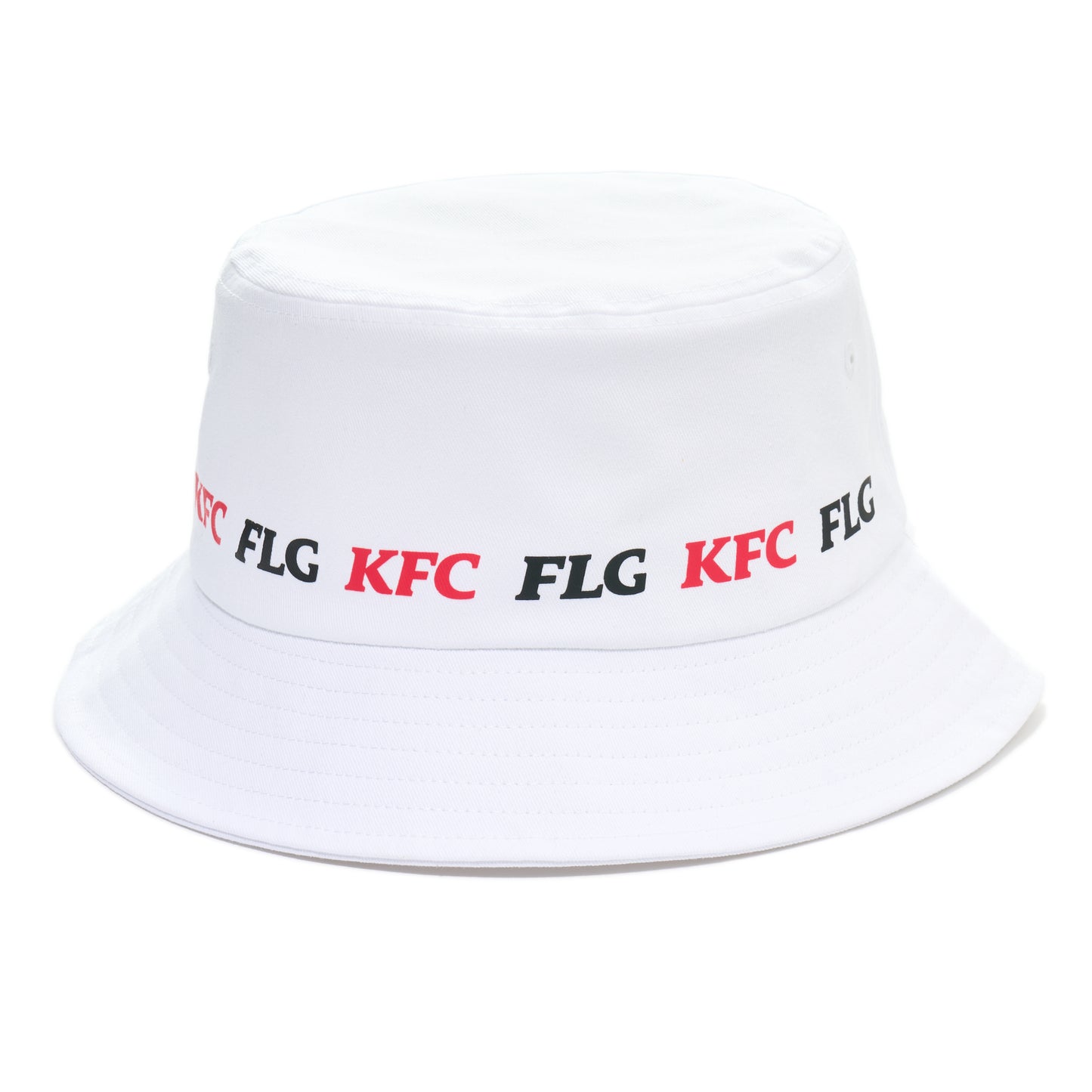 FLG White Bucket Hat