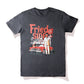Black KFC x Luude tee shirt branded with red "Fried Side Club" copy and colonel Sanders next to a car