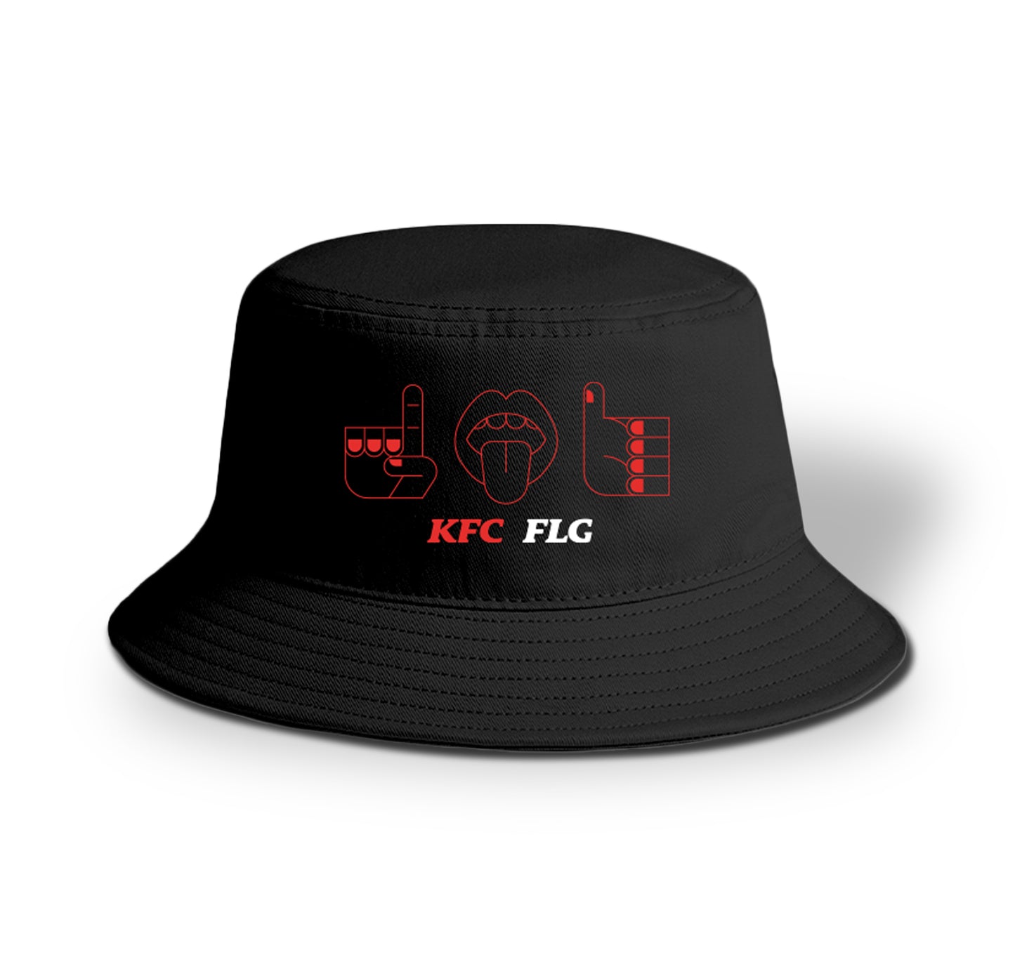KFC FLG Black Bucket Hat
