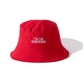 KFC red corduroy bucket hat with 'tis the seasonings messaging