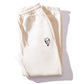 folded over off-white track pants with black logo of colonel sanders